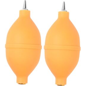 KICHOUSE Squeeze Bulb Air Blower for Camera Cleaning Dust Blower and Soft Brush Set