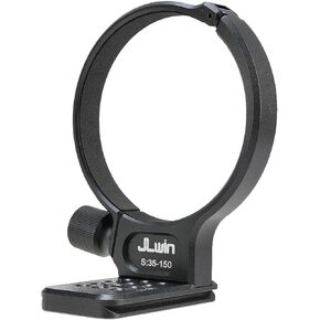 Tripod Mount Ring Lens Collar Replacement Foot Easy to Install 86mm Dia Aluminum Alloy Quick Release Plate for Telephoto Lens