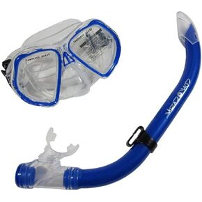 Scuba Choice Comocean Youth Kids Pink Silicone Snorkeling Mask and Snorkel Set in Kuwait