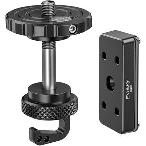 Ball Head Conversion Kit for BOG DeathGrip Tripod, All Metal Ball Head Converter Adapter and Arca Swiss Saddle Mount Plate Complete Kit Combo for BOG Shooting Tripod