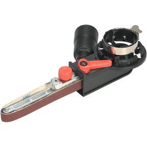 belt sander Belt Sander Multifunction Mini DIY Sanding Belt Adapter Bandfile Belt Sander for 115mm 4.5" and 125mm 5" Electric Angle Grinder