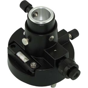NEW Tribrach Adapter With Optical Plummet (erect image) FOR PRISM SET total station(Black)