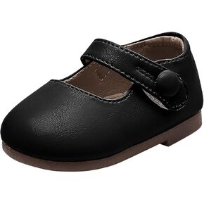 IWIHMIV Toddler Girl Dress Comfortable Mary Jane Shoes Non Slip Girl Wedding Party Soft Ballet Bottom Flat Shoes