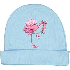 inktastic Flamingo Ballerina in Tutu and Ballet Toe Shoes Baby Beanie Hat