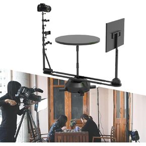 360 Degree Spinner, Professional Photography Turntable,Adjustable Tilt Angle/Height, Panoramic Rotating Shooting Platform (Electric)