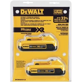 BATTERY PACK 20V 2PK