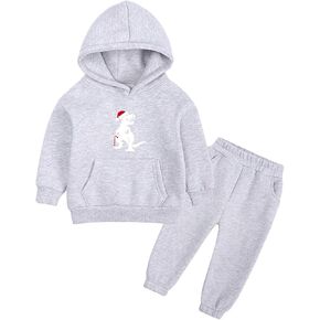 Kids Boy Winter Outfits Boys Girls Middle and Large Children Christmas Fleece Warm Thickened Winter