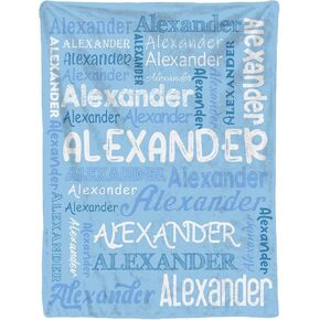 Personalized Custom Baby Blanket with Name, Baby Blankets for Boys or Girls for Newborn