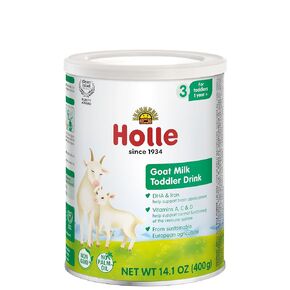 Holle Goat Toddler Nutritional Drink ، Full Goat Goat Formula ، Formula Formula Form Corpula ، للأطفال من 12 إلى 36 شهرًا ، 14 أوقية