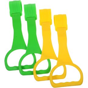 IMIKEYA Pull Ring 4pcs Pull up Rings Learning Standing Portable Hanging Toddler Hand Random Style