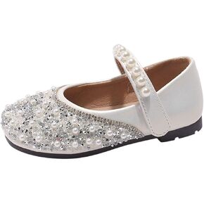 girl sandal size 3 Cute Bow Mary Jane Shoes Ballerina With Satin Ankle Tie For Wedding Birthday Party