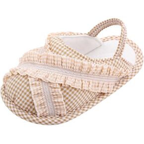 toddler sandal Plaid Printed Shoes First Shoes Summer Toddler Flat Sandals