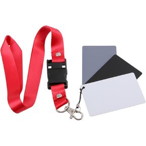 18Degree Digital White Black Gray Card for White Balance Calibration in Any Environment Camera Accessory