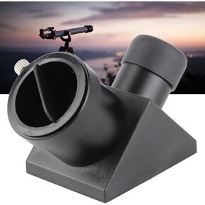 90 Degrees Diagonal Levels, 1.25 Inch Mirror Fully Composed Lens with Dust Envelope 90-Degree Diagonal Adapter for 1.25-inch Locular 0.965-inch Telescopic Extract