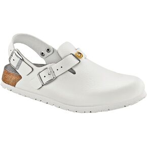 Birkenstock Clogs ''Tokyo'' from Leather in White, Size: 39 EU N