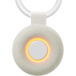 Portable Sound Machine - White Noise Sound Machine for Baby Adult, Travel Donut Sound Machine for Sleep, 15 Soothing Sounds & 7 Colors Night Light, Breathing, Baby Shusher, Registry Gift, Grey