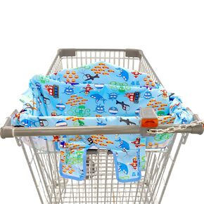 Leekalos Shopping Cart Cover for Baby Grocery Cart Cover for Baby boy and Baby Girl, High Chair Cover for Baby and Toddler