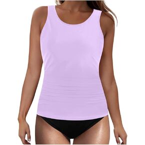 Tankini Swimsuits for Women Plus Size Bathing Suits Tummy Control Swim Suit Top Shorts Swimwear Two Piece Tankini Set