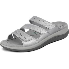 Orthofeet Women's Orthopedic Stretchable Slide Sahara Sandals