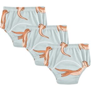 Toddler Potty Training Underwear Cotton Absorbent Soft Baby Girl Boy Potty Training Pant 2T-5T