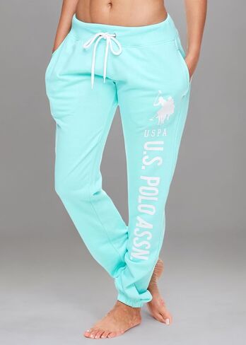 U.S. Polo Assn. Essentials Womens Sweatpants Joggers - French Terry Sweatpants - Womens Loungewear in Saudi Arabia