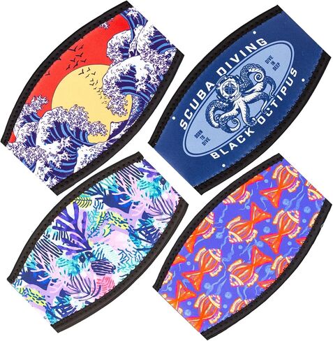 قناع الغوص صفعة الأشرطة غطاء نمط خمر النيوبرين نظارات السباحة حزام النظارات عصابة الرأس أجزاء الملحقات للغوص السباحة غص Freediving الرياضات المائية 4 قطعة in Kuwait
