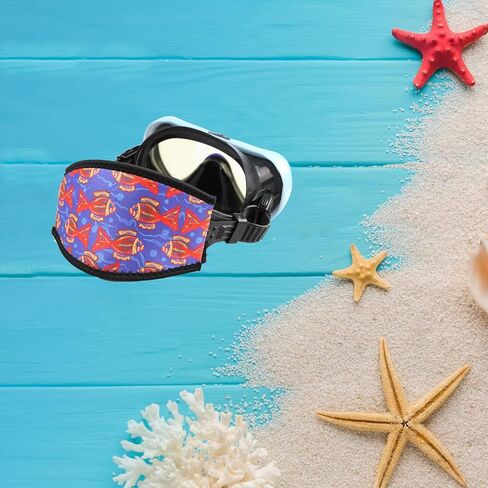 قناع الغوص صفعة الأشرطة غطاء نمط خمر النيوبرين نظارات السباحة حزام النظارات عصابة الرأس أجزاء الملحقات للغوص السباحة غص Freediving الرياضات المائية 4 قطعة in Kuwait