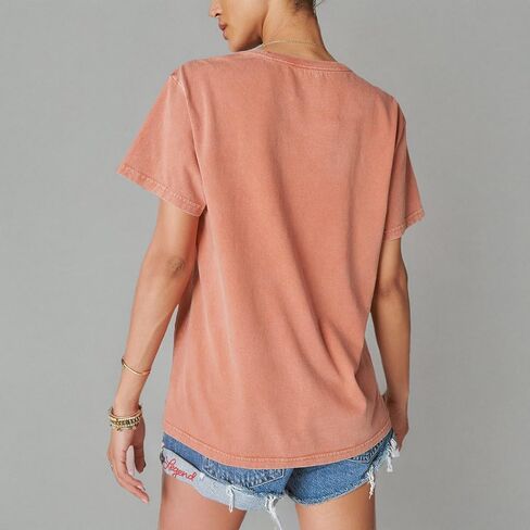 Lucky Brand Women's Desert Soul Boyfriend Tee, Aragon, Small in Saudi Arabia