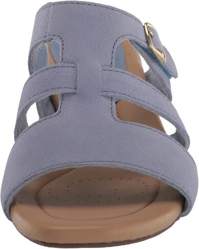 Clarks Women's Desirae Palm Heeled Sandal, Dusty Rose Leather, 8 Wide in Saudi Arabia