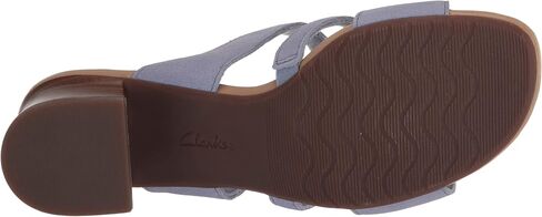 Clarks Women's Desirae Palm Heeled Sandal, Dusty Rose Leather, 8 Wide in Saudi Arabia