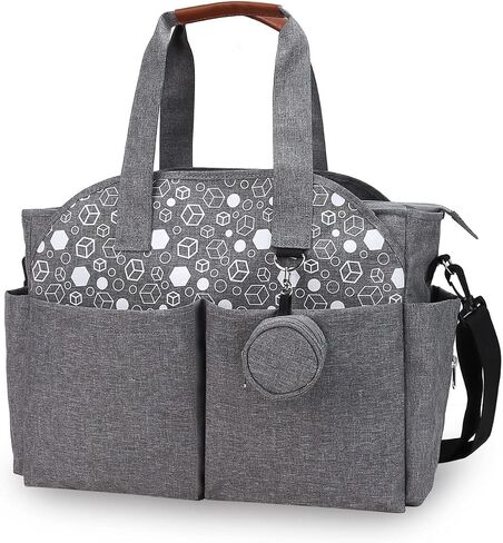 Waterproof Nappy Changing Bag Satchel Messenger Baby Bag Travel Large Diaper Tote Bag for Mom and Dad in Saudi Arabia