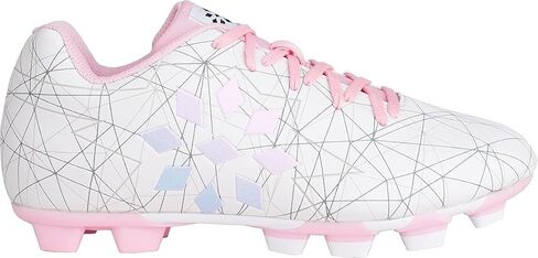 Rip It Girls' Soccer Cleat - 5 - White/Pink Glo in Saudi Arabia