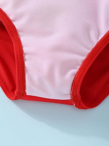 Toddler Baby Girls Swimsuit Two Piece Strawberry Fruit Swimwear Summer Beach Bikini Bathing Suit 6M-4T in Kuwait