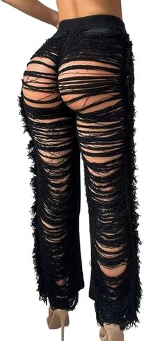 swimsuit coverup for women Summer Beach Cover-Up Pants With Hollow Out in Saudi Arabia