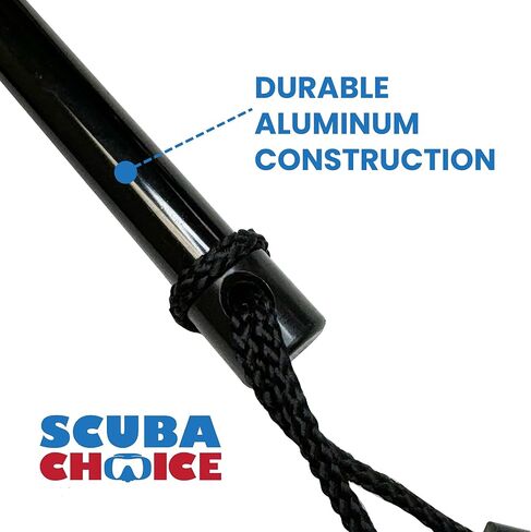 سكوبا تشويس رمح يد من الالومنيوم للسفر مع حقيبة حمل (3 قطع)، 6.5 قدم in Kuwait