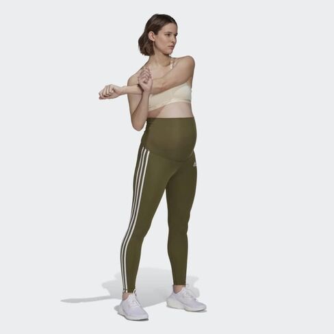 adidas Women's Grow Positivity Training 7/8 Maternity Tights, Focus Olive in Saudi Arabia