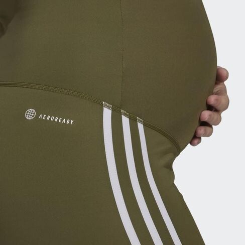 adidas Women's Grow Positivity Training 7/8 Maternity Tights, Focus Olive in Saudi Arabia