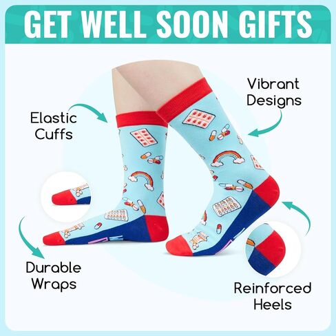 Zmart Unisex Doctor Socks Medical Socks Pharmacist Socks Physical Socks Dr Socks, Dr Gifts Future Doctor Gifts Doctor Day Gifts in Saudi Arabia