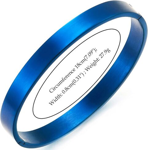 COOLSTEELANDBEYOND Classic Stainless Steel Bangle Bracelet for Men for Women in Saudi Arabia