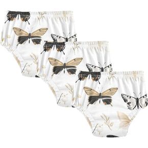Baby Potty Training Toilet Pants Reusable Training Underpants Under Garment for Infant 2T Aesthetic Butterfly White