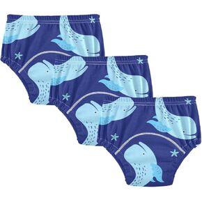 Toddler Potty Training Underwear Cotton Absorbent Soft Baby Girl Boy Potty Training Pant 2T-5T