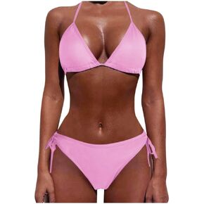 One Piece Swimsuit for Women Women Floral Print Bikini Set Swimming Two Swimsuits Color Block Two Piece Bathing Suit