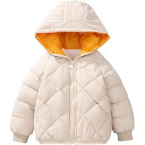 Toddler Winter Coat Baby Boys Girls Quilted Bubble Puffer Jacket Lightweight Packable Hooded Down 5t Clothes For Boys