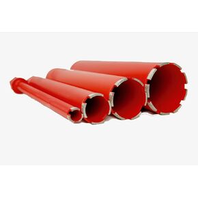 1"-4" Inch Diamond Wet Core Drill Bit Set 1-1/4" Threaded by BLUEROCK Tools for Concrete Rebar Asphalt Brick Rock Masonry Hole Barrel Coring