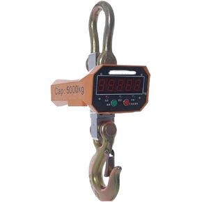 3T/3000kg Digital Lifting Scale Red Or Green Display Aluminum Shell Wireless Remote Control Industrial Weighing Crane Scale For Beginnners DIY Use