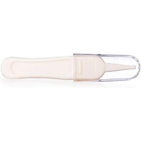 SUPVOX 2PCS Nose Cleaning Tweezers Safe and Navel and Ear Clip White Nose Cleaner for Care for Clearing Nostrils