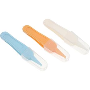 ERINGOGO 3pcs Nose Cleaning Tweezers Ear Navel for Boy Girl Easy to Use Cleaning Tool for Care Includes Colors