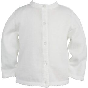 Baby Girl's Scalloped Edge Cardigan Sweater