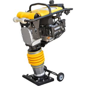 Stark USA 6.5HP 213lbs Jumping Jack Gas-Powered 196cc Engine Compactor 13 x 11.4 inch Plate Concrete Jack Tamper Punch