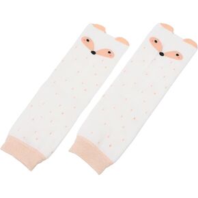 KESYOO Boy Girl Thick Leg Warmer Pads for Crawling Soft Breathable Protector Socks Fox Pattern for Comfortable Day Wear